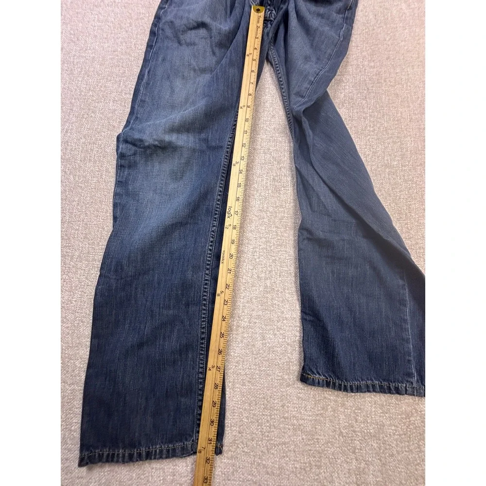 Levis 514 Straight Fit Mens Jeans Blue Medium Wash Denim 34x34